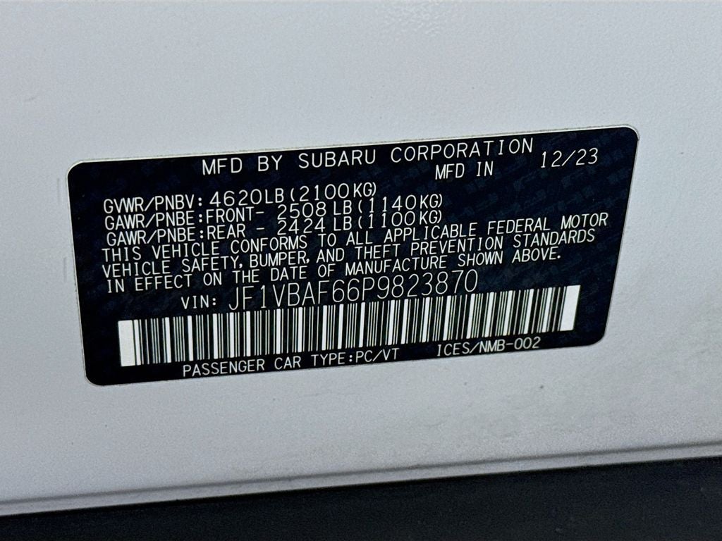 2023 Subaru WRX Premium