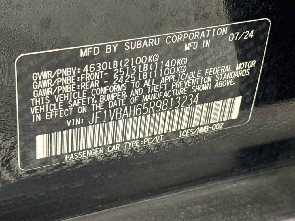 2024 Subaru WRX Premium