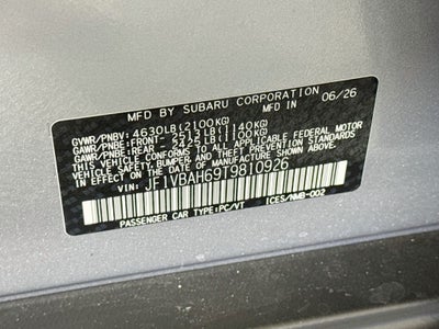 2026 Subaru WRX Base