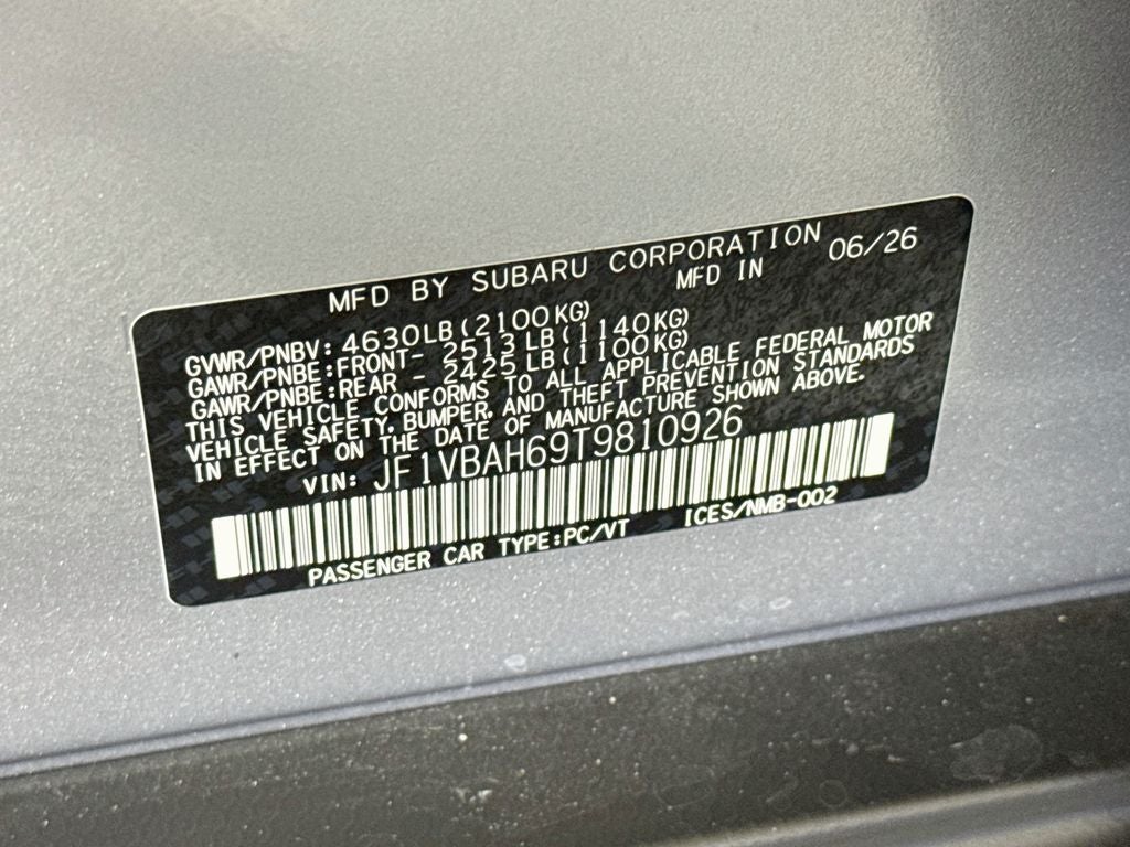 2026 Subaru WRX Base