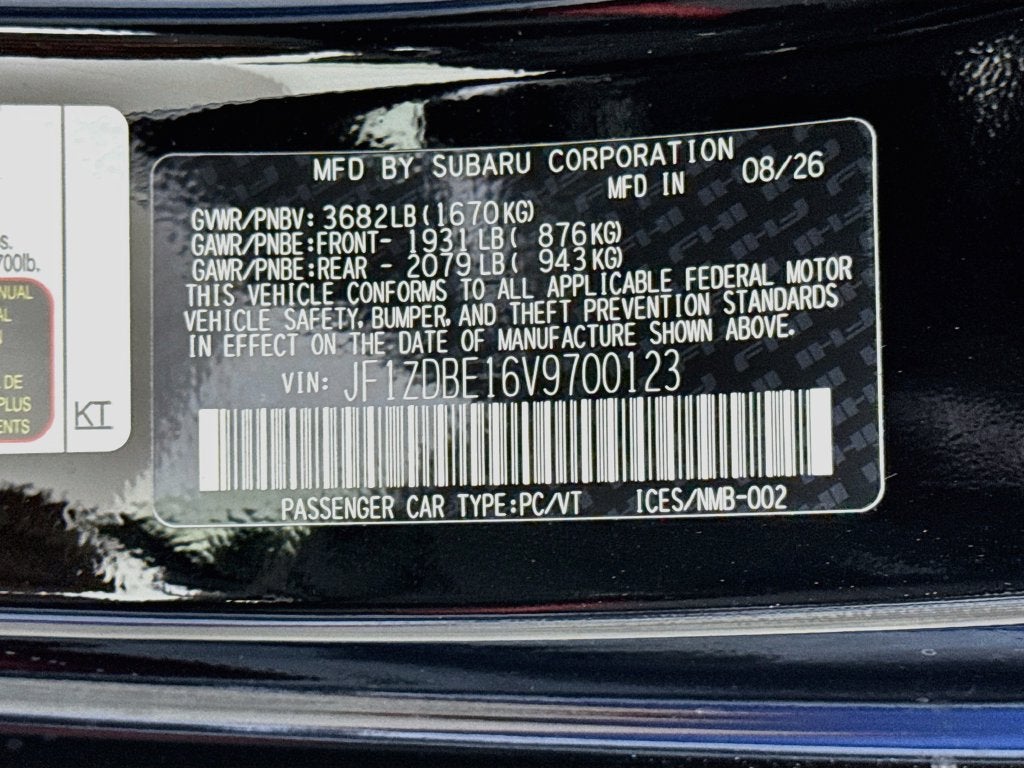 2027 Subaru BRZ Limited