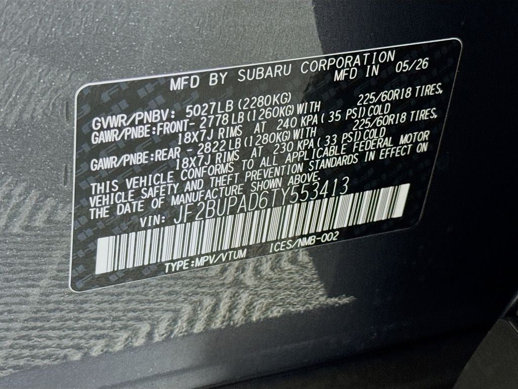 2026 Subaru Outback Premium
