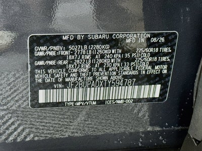 2026 Subaru Outback Premium