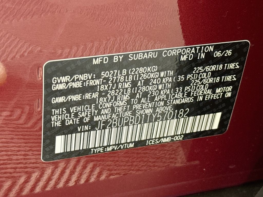 2026 Subaru Outback Premium