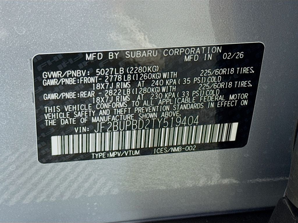 2026 Subaru Outback Premium