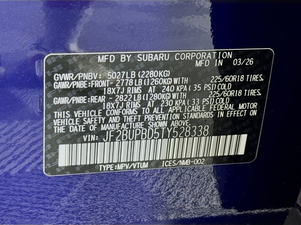 2026 Subaru Outback Premium