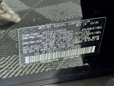2026 Subaru Outback Premium