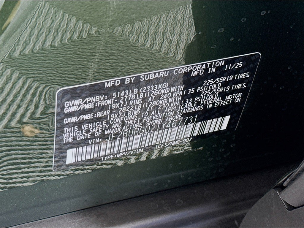 2026 Subaru Outback Limited XT