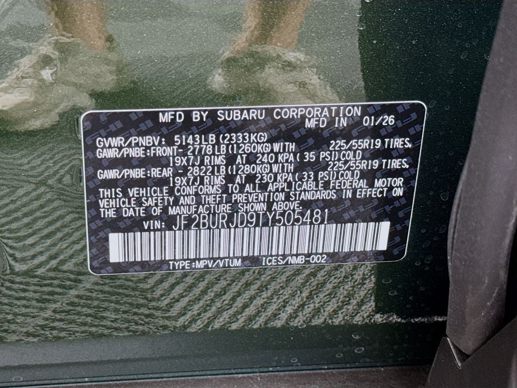 2026 Subaru Outback Touring XT