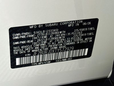 2026 Subaru Outback Touring XT