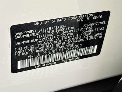 2026 Subaru Outback Wilderness