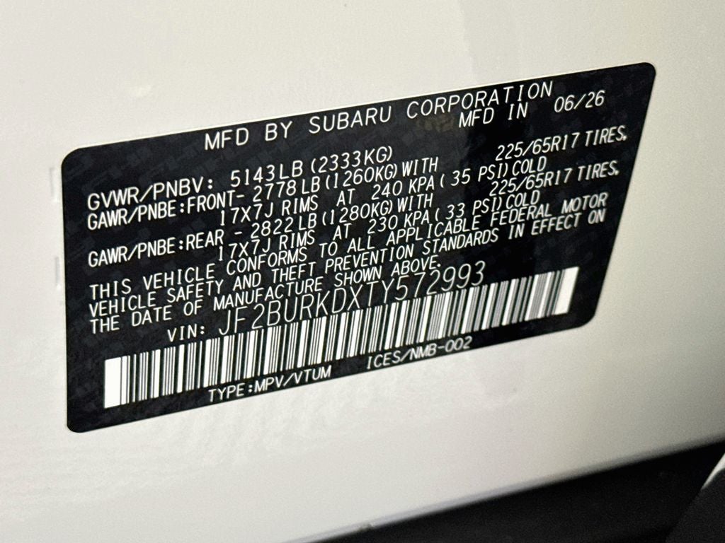 2026 Subaru Outback Wilderness