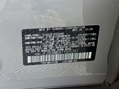 2026 Subaru Outback Wilderness