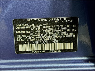 2020 Subaru Crosstrek Premium