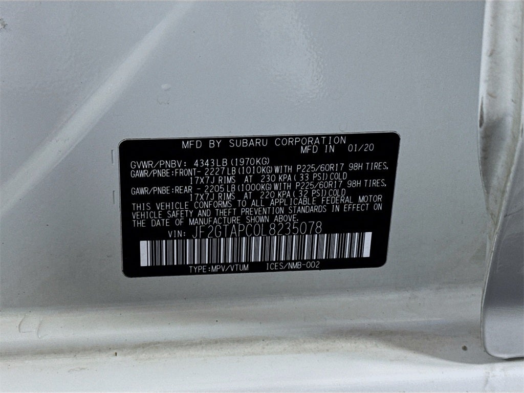 2020 Subaru Crosstrek Premium