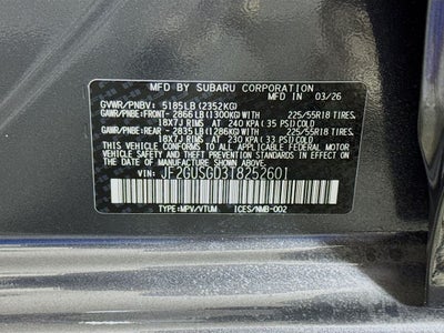 2026 Subaru Crosstrek Hybrid Sport