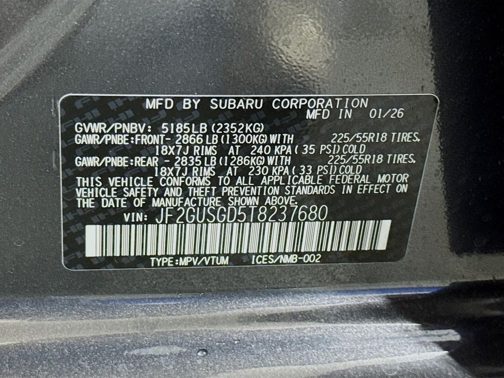 2026 Subaru Crosstrek Hybrid Sport