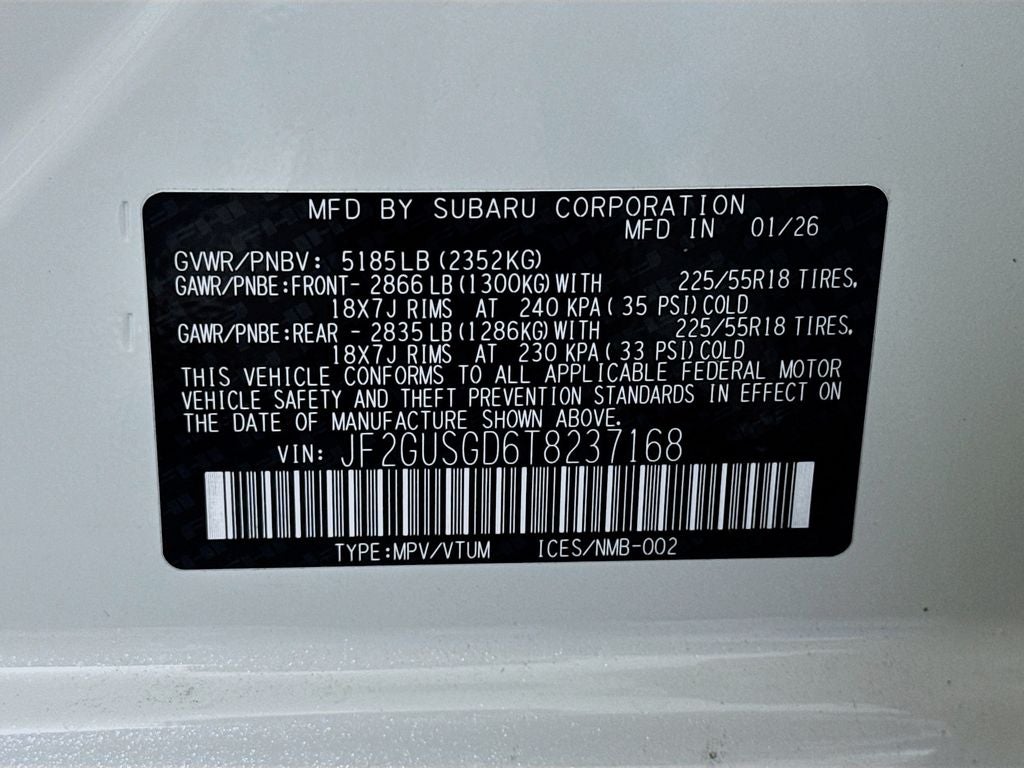 2026 Subaru Crosstrek Hybrid Sport