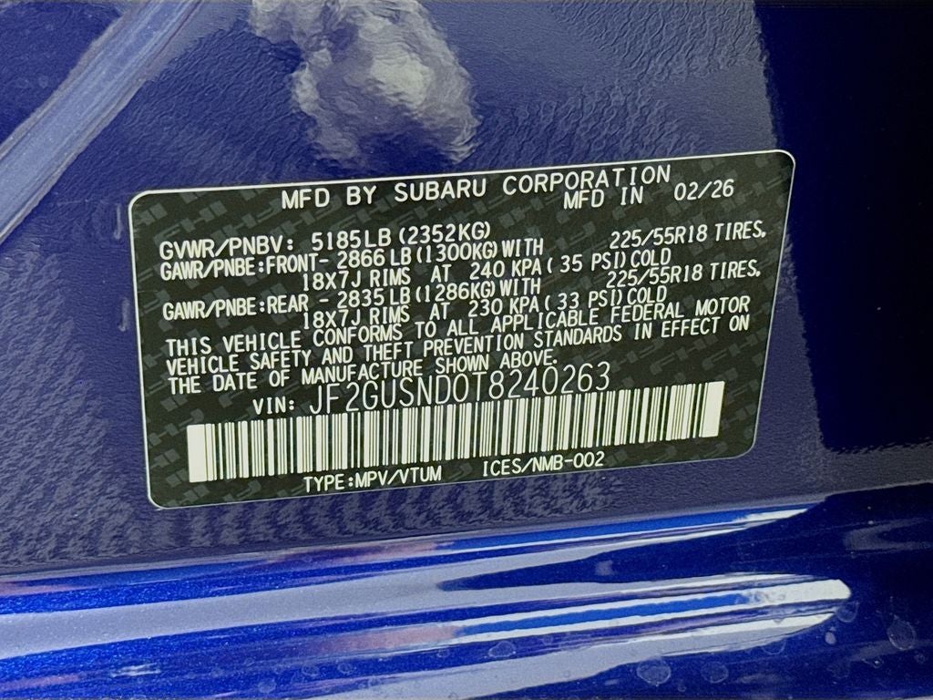 2026 Subaru Crosstrek Hybrid Limited