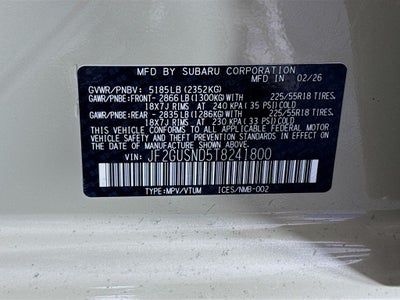 2026 Subaru Crosstrek Hybrid Limited