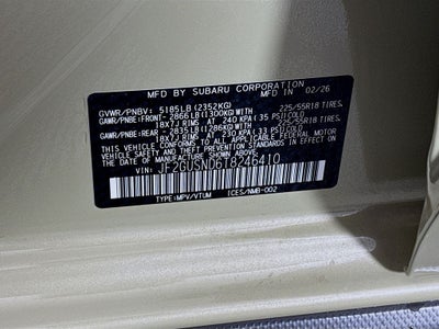 2026 Subaru Crosstrek Hybrid Limited