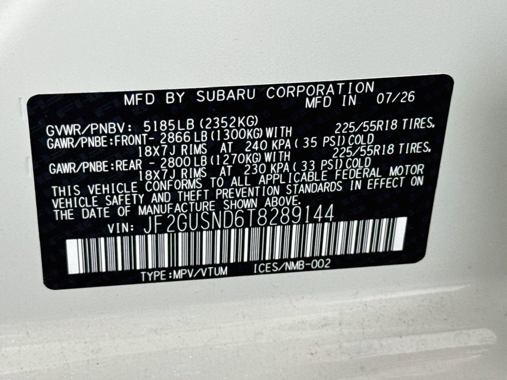 2026 Subaru Crosstrek Hybrid Limited