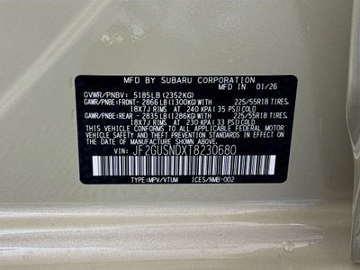 2026 Subaru Crosstrek Hybrid Limited