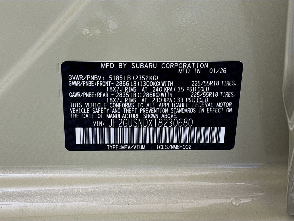 2026 Subaru Crosstrek Hybrid Limited