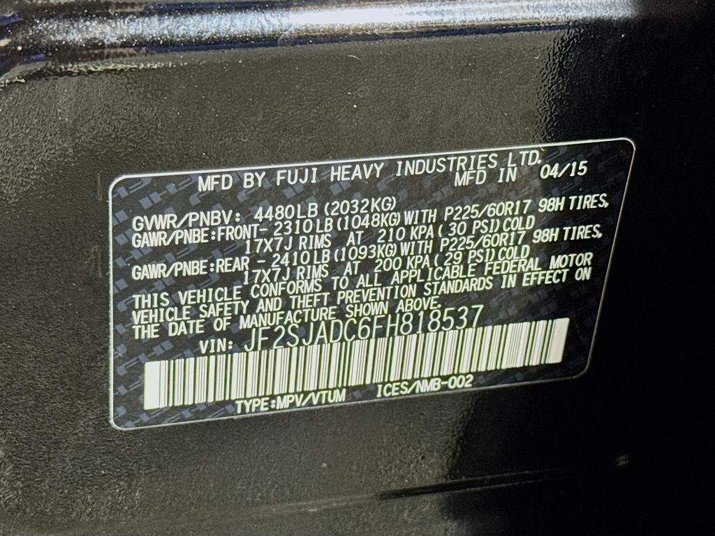 2015 Subaru Forester 2.5i Premium