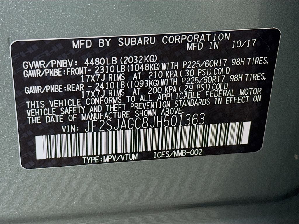 2018 Subaru Forester 2.5i Premium