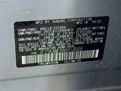 2022 Subaru Forester Wilderness