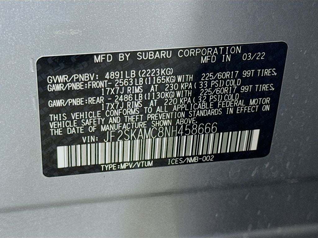 2022 Subaru Forester Wilderness