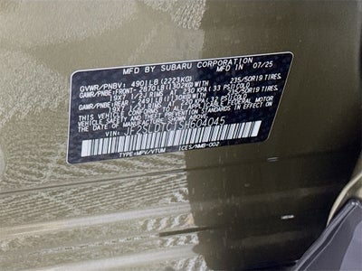 2025 Subaru Forester Touring