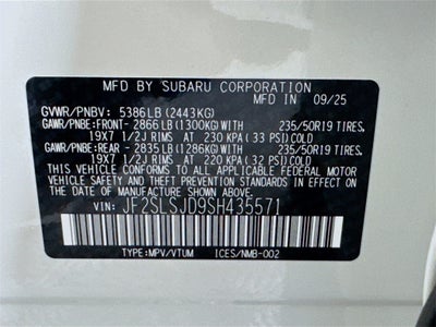 2025 Subaru Forester Hybrid Sport