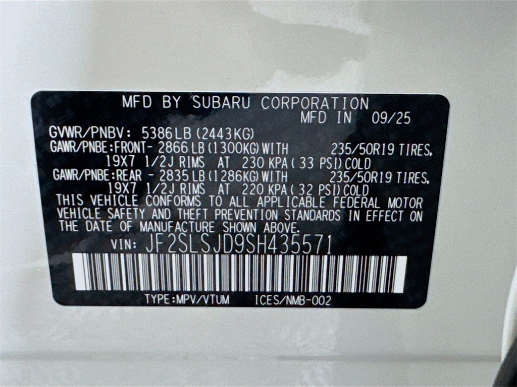 2025 Subaru Forester Hybrid Sport