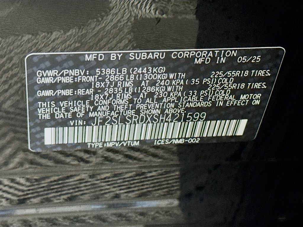 2025 Subaru Forester Limited Hybrid