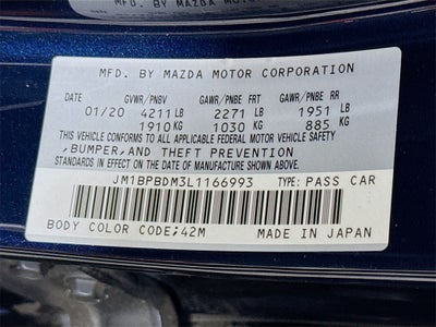 2020 Mazda Mazda3 Sedan Preferred
