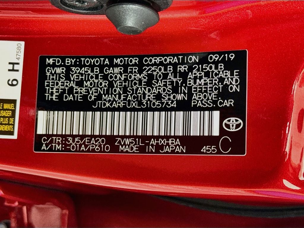 2020 Toyota Prius XLE