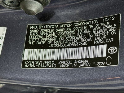 2013 Toyota Prius Three