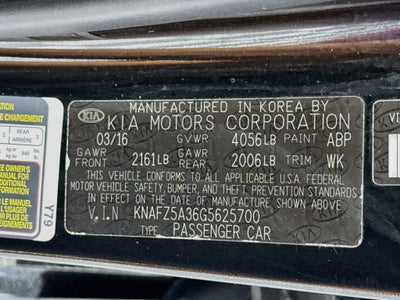 2016 Kia Forte SX Premium Technology Package
