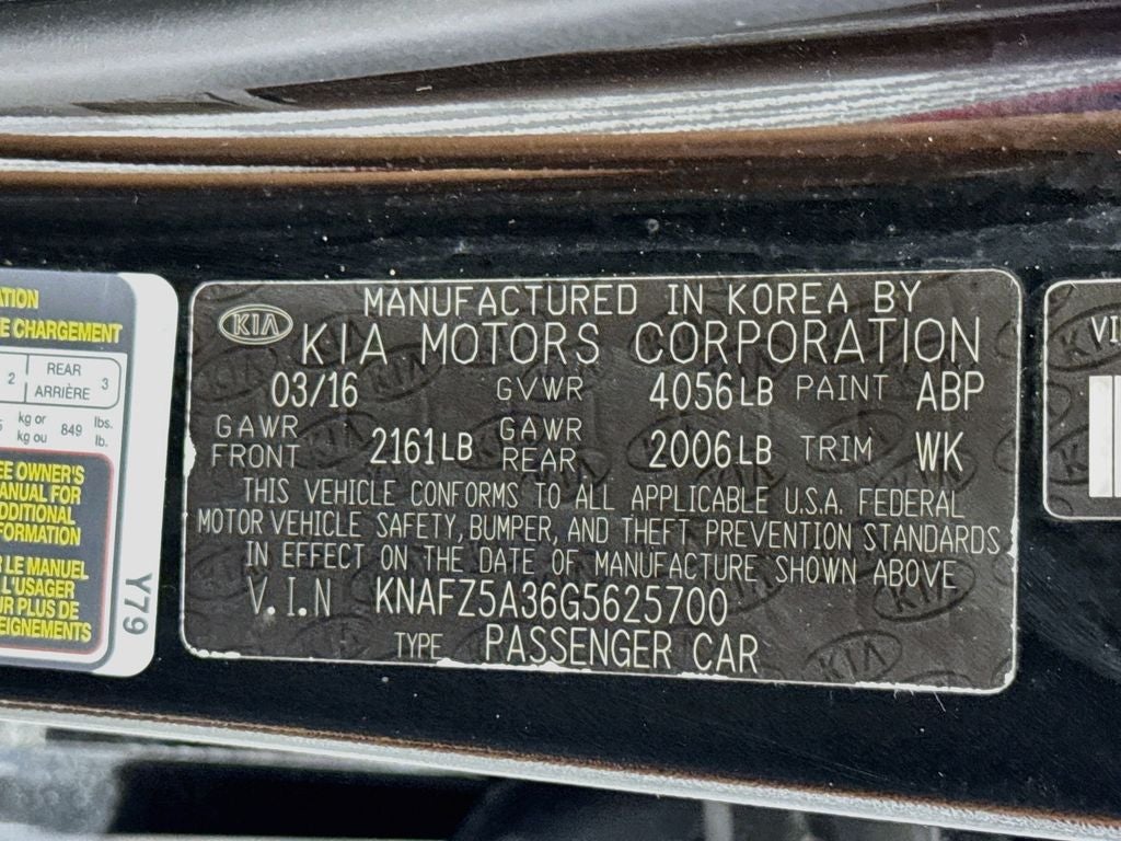 2016 Kia Forte SX Premium Technology Package