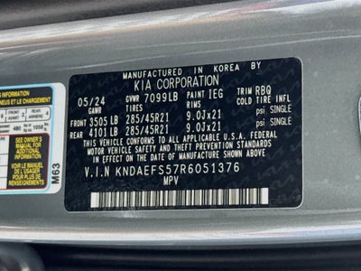 2024 Kia EV9 GT-Line (EV9 Long Range AWD)