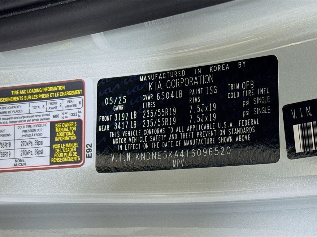 2026 Kia Carnival MPV Hybrid SX