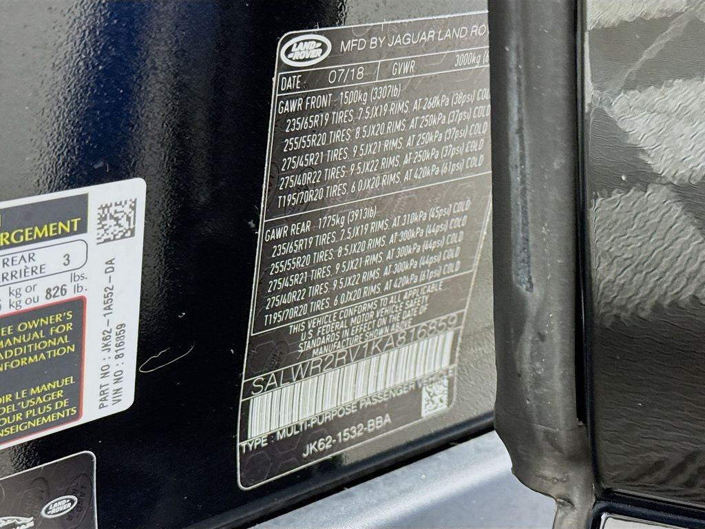 2019 Land Rover Range Rover Sport HSE