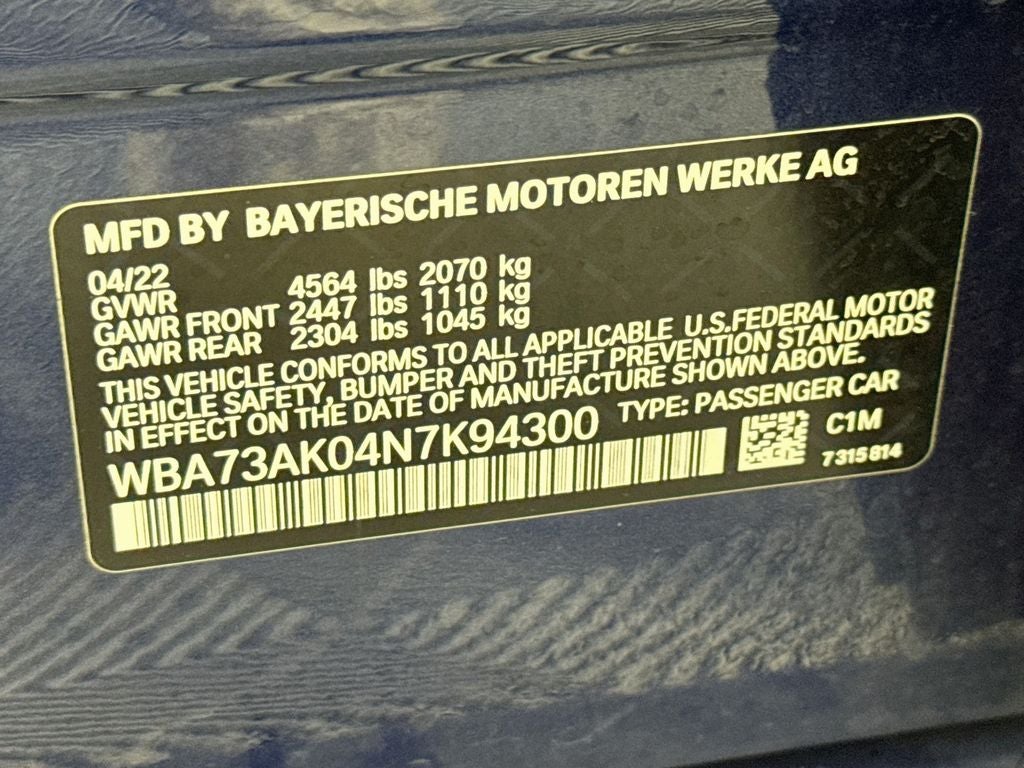 2022 BMW 228 Gran Coupe 228i xDrive Gran Coupe The Ultimate Driving Machine
