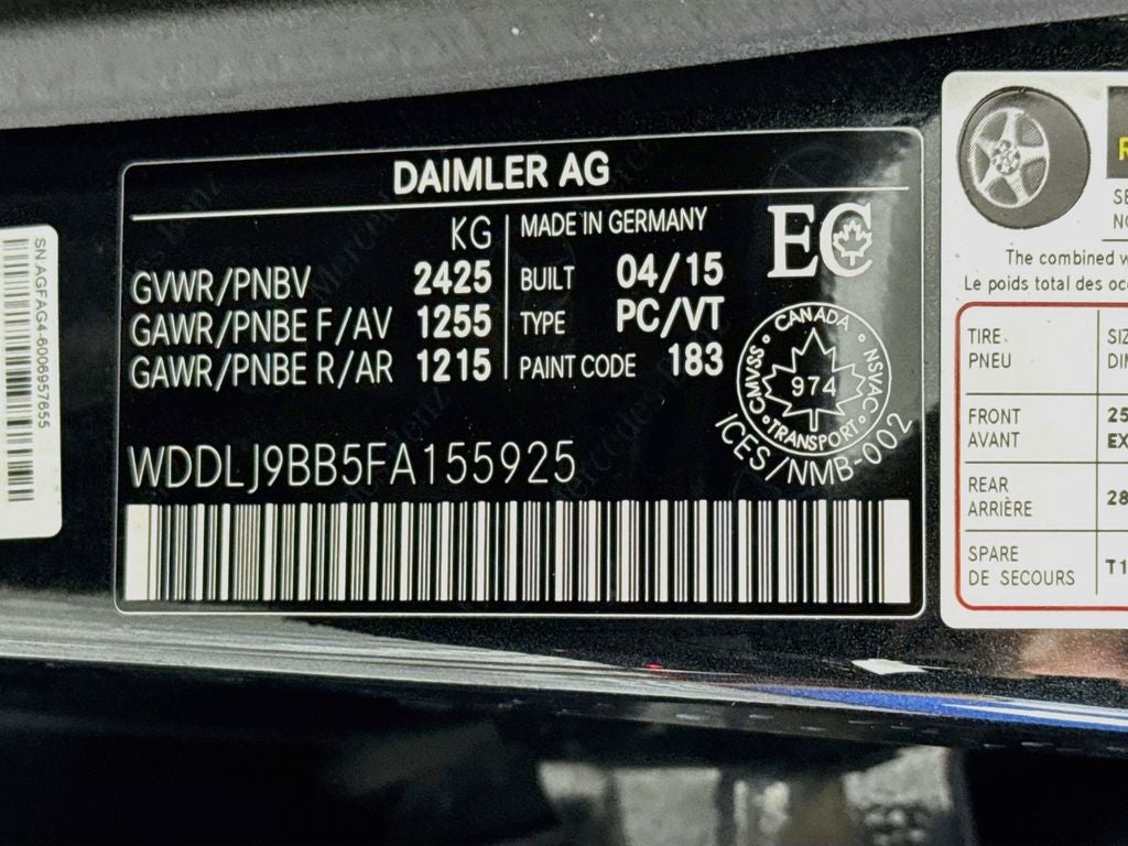 2015 Mercedes-Benz CLS CLS 550 4MATIC®